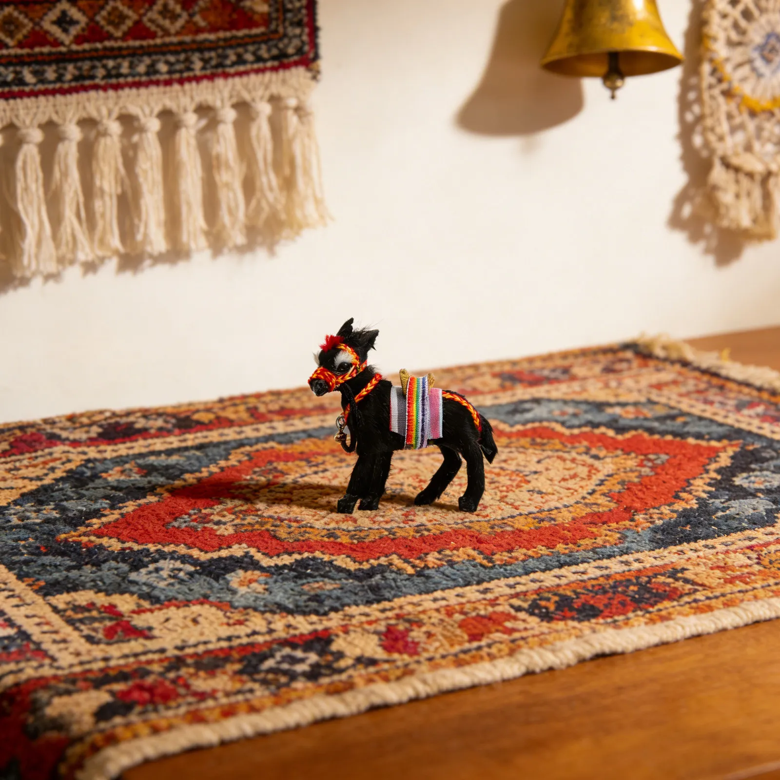 

Mini Donkey Stuffed Animal Realistic Simulation Cuddly Bedtime Comfort Nursery Decor Barnyard Animal Shelf Home