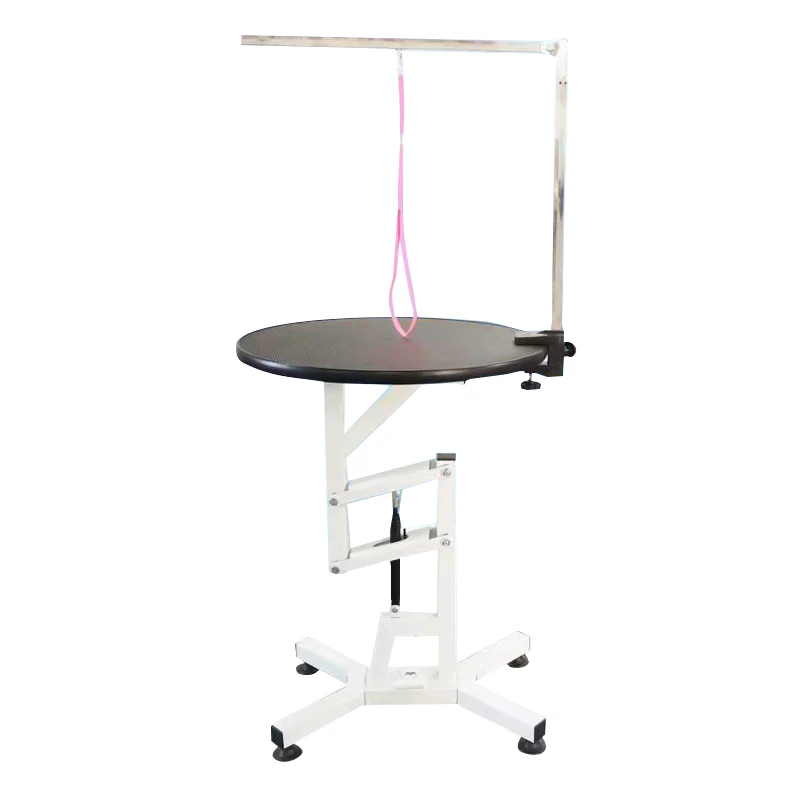 Pet grooming table Pneumatic rotating hydraulic lifting table Pet store washing, cutting and blowing grooming table for small an