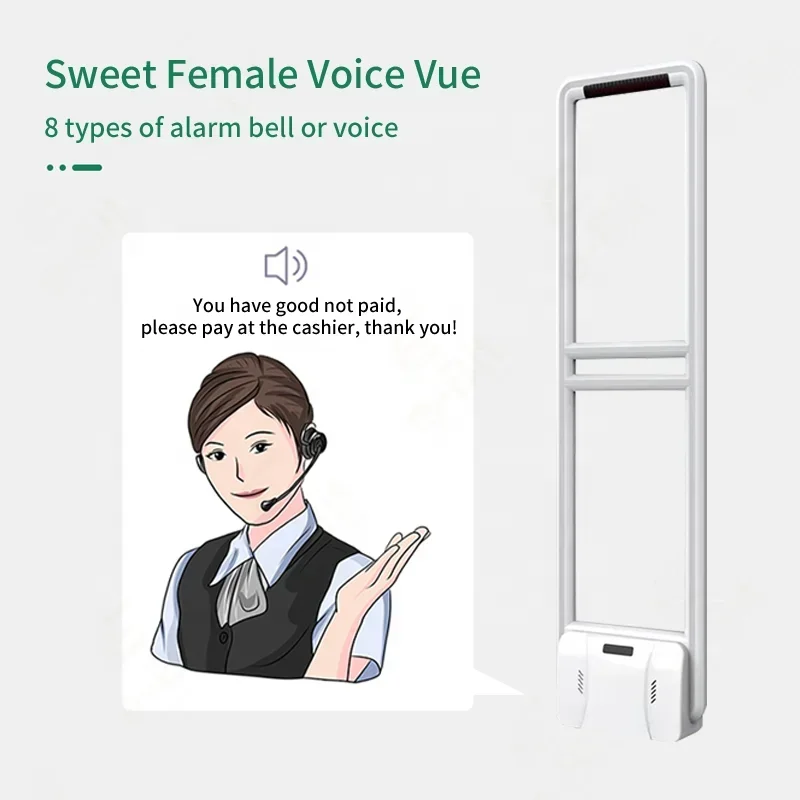 Antenne d'alarme antivol de mode, alimentation directe d'usine, AM-056C e-bit DSP Télécommande EAS AM Système de détection avec queue vocale