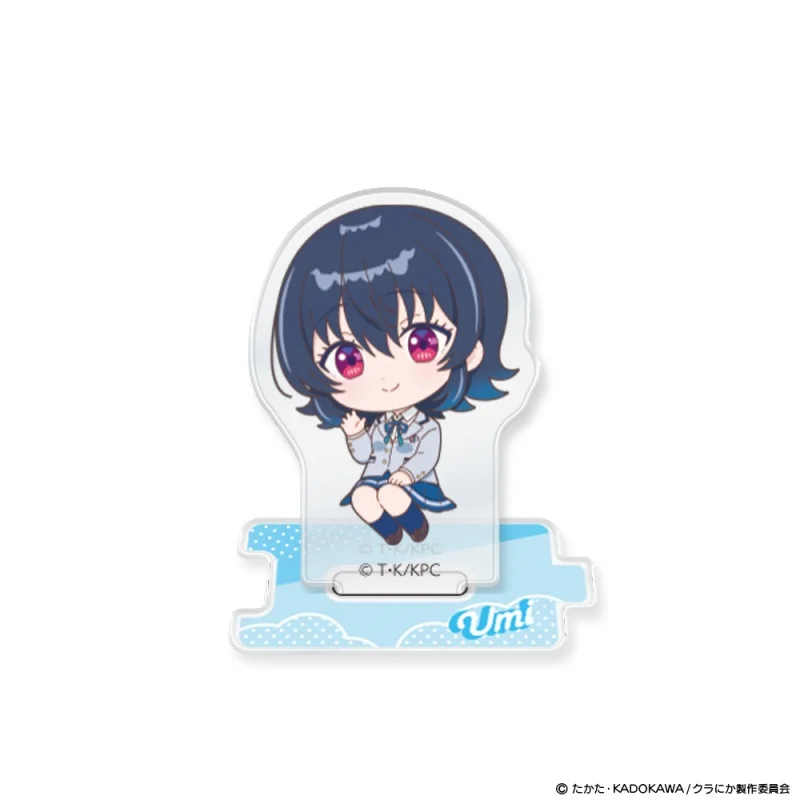 Anime I Made Friends with the Second Prettiest Girl in My Class Q-Style Yuu Amami Acrylic Stand Model Plate Keychains Desk Decor