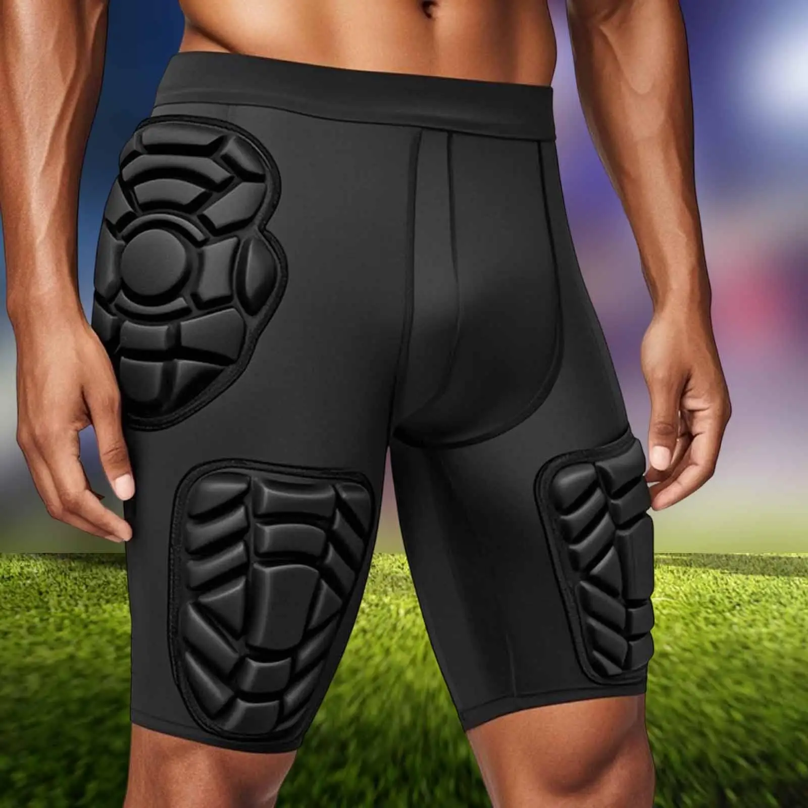 

3D-шорты для защиты бедер, нескользящие компрессионные шорты для сноубординга, зимних видов спорта, скейтбординга, катания на лыжах и роликах