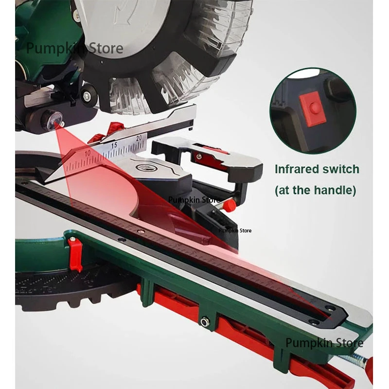 Multifunctional High-Precision Circular Saw 45 Degree Cutting Miter Sawing Aluminum Machine 8Inch Woodworking Tool