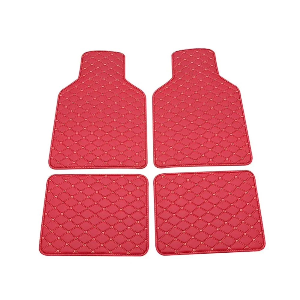 4Pcs Universal Car Floor Mats Carpet Mat Waterproof Anti-dirty Floor Mats for  GREAT WALL M1 M2 M4 Hover H3 X200 Hover H6