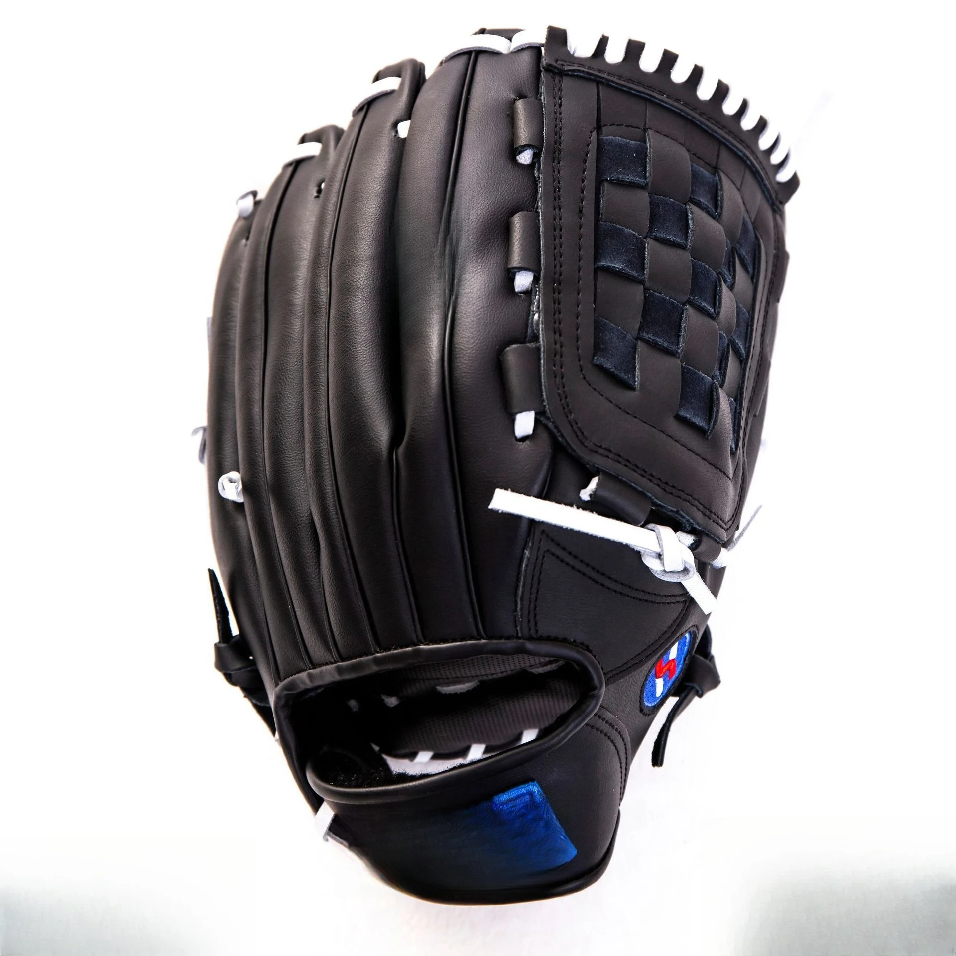 

13 inch adult and children's semi cowhide PU material practice baseball gloves for outdoor use