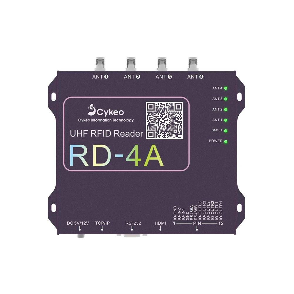 Solution Products Multiple Tnc Port Rfid Reader For Toll Gate Uhf Rfid Iot For Vehicle Statistics
