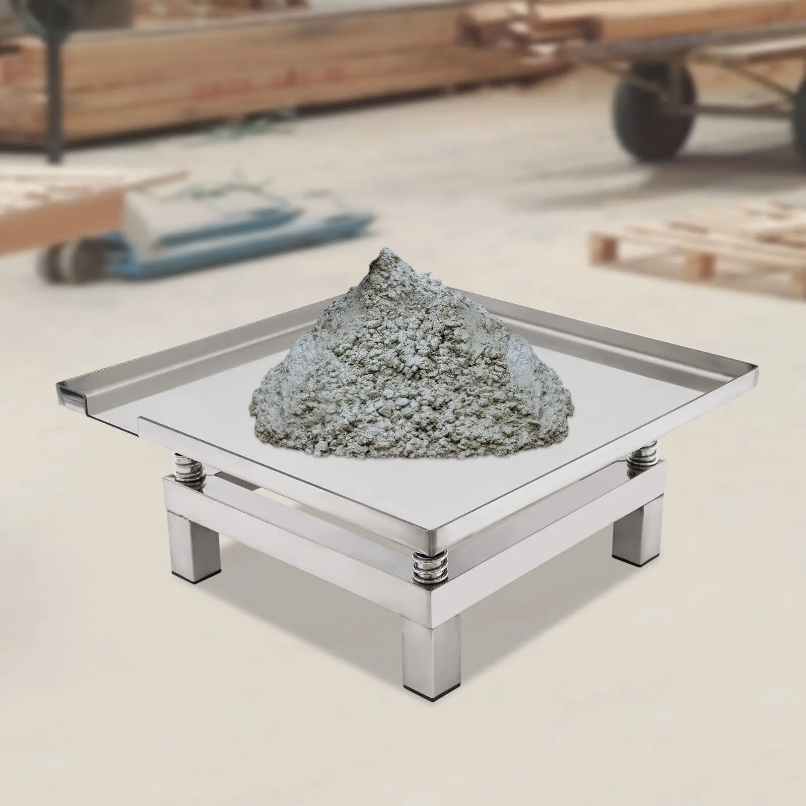 

120W Small Concrete Vibration Table 19.69*19.69*8.66in Vibrating Test Bench Compactor Platform 3000Rpm