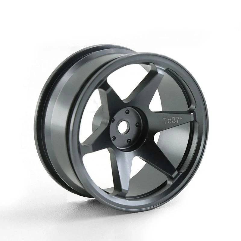 4Pcs 1/10 RC On-Road Drift Racing Car 52mm Metal Wheel Rim Wheel Hubs for Tamiya Kyosho HSP HPI Sakura Trxs 6