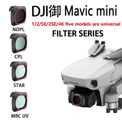 Aplicable al filtro DJI MINI mini4k/2/SE/2se, juego de accesorios universales para mini drones DJI, protección UV y atenuación
