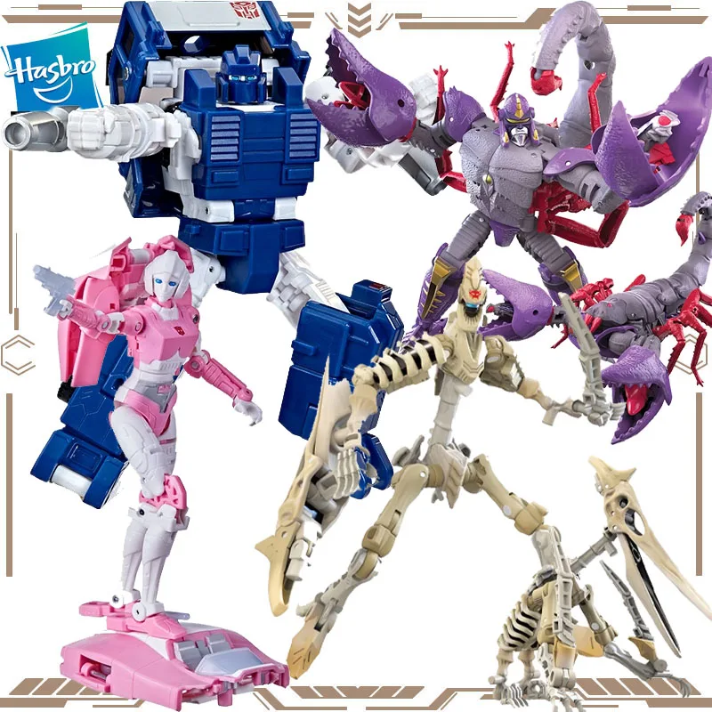 

Hasbro Original Transformers: War for Cybertron Pipes Arcee Scorponok Swoop Action Figure Toys for Boys Girls Gift Collectible