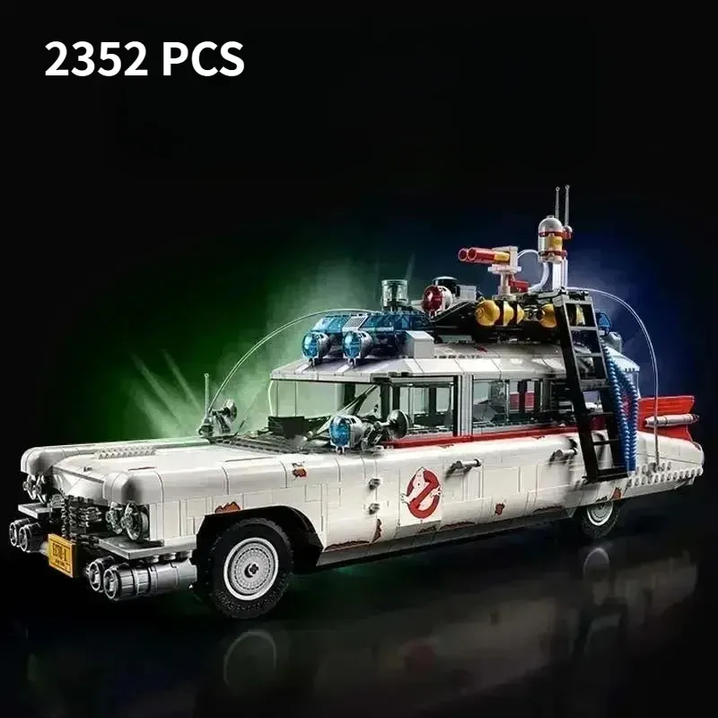  2352PCS ECTO-1 Ghostbusters  Creative Vehicle Building Block Compatible with Bricks Toy Car Model Car Kit for Adults Gift 