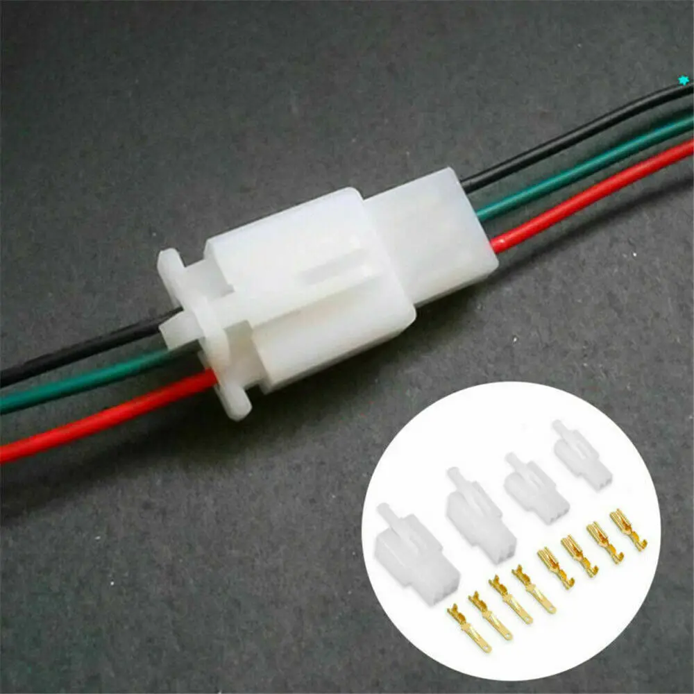 480Pcs 2.8mm Car Motorcycle Electrical Wire Connector Terminal 2 3 4 6 Pin Male Female Terminals Automotive Boat plug Kit