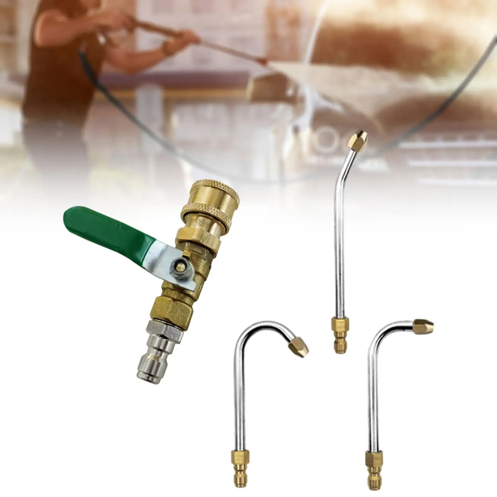 

Удлинительные палочки для мойки высокого давления, быстроразъемный фитинг 1/4 дюйма для оконного газона