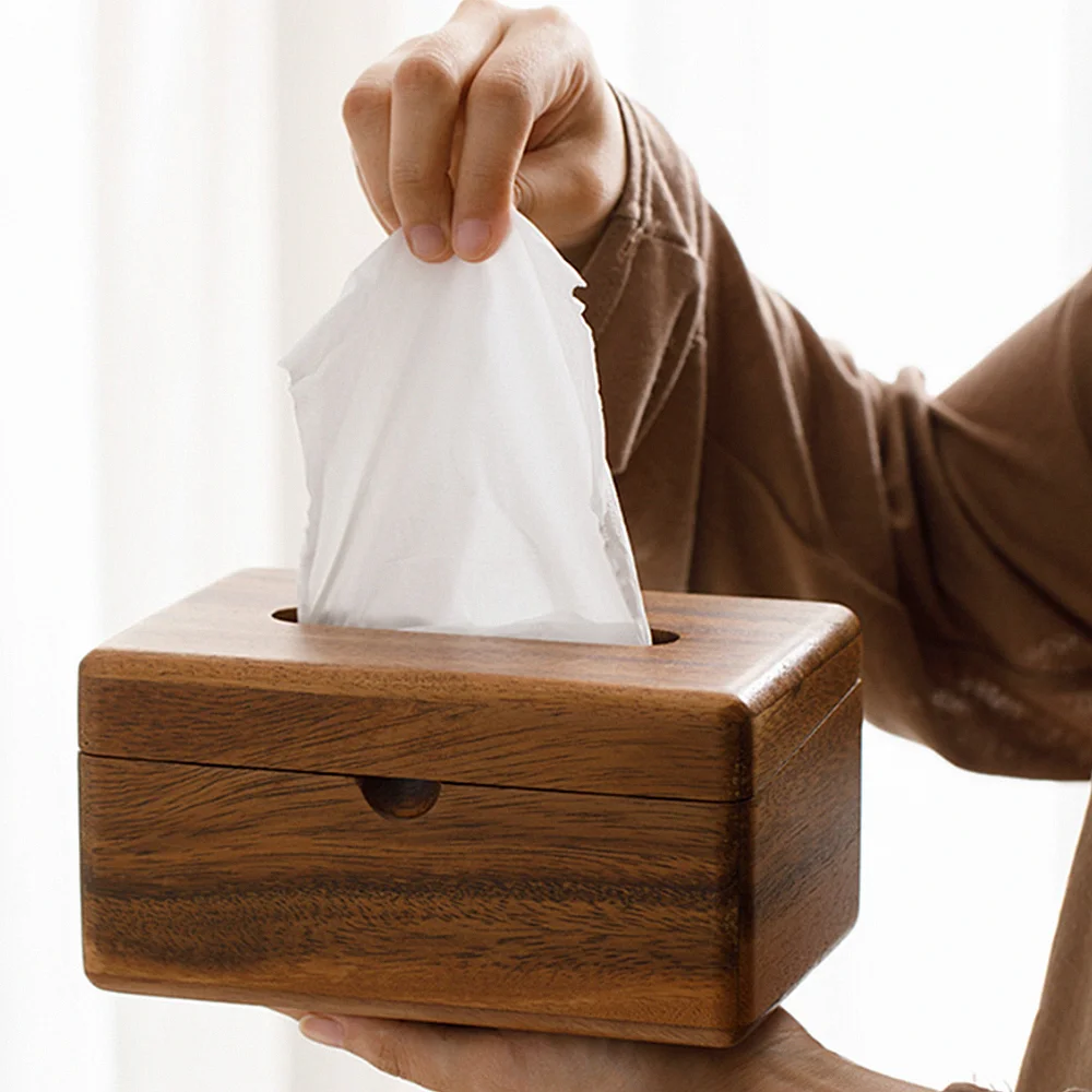 Black Walnut Tissue Box 5