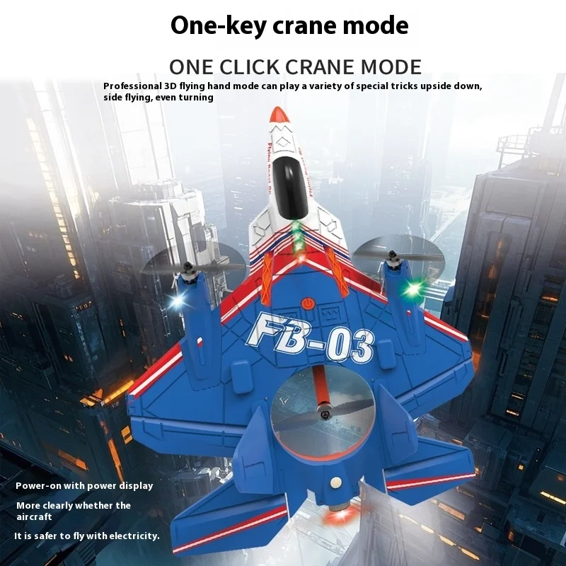 Neues Produkt FB-03 großes bürstenloses Luftgleiter 1080P Kamera vertikaler Hebezeug Stunt Fernbedienung Flugzeug Spielzeug Geschenk