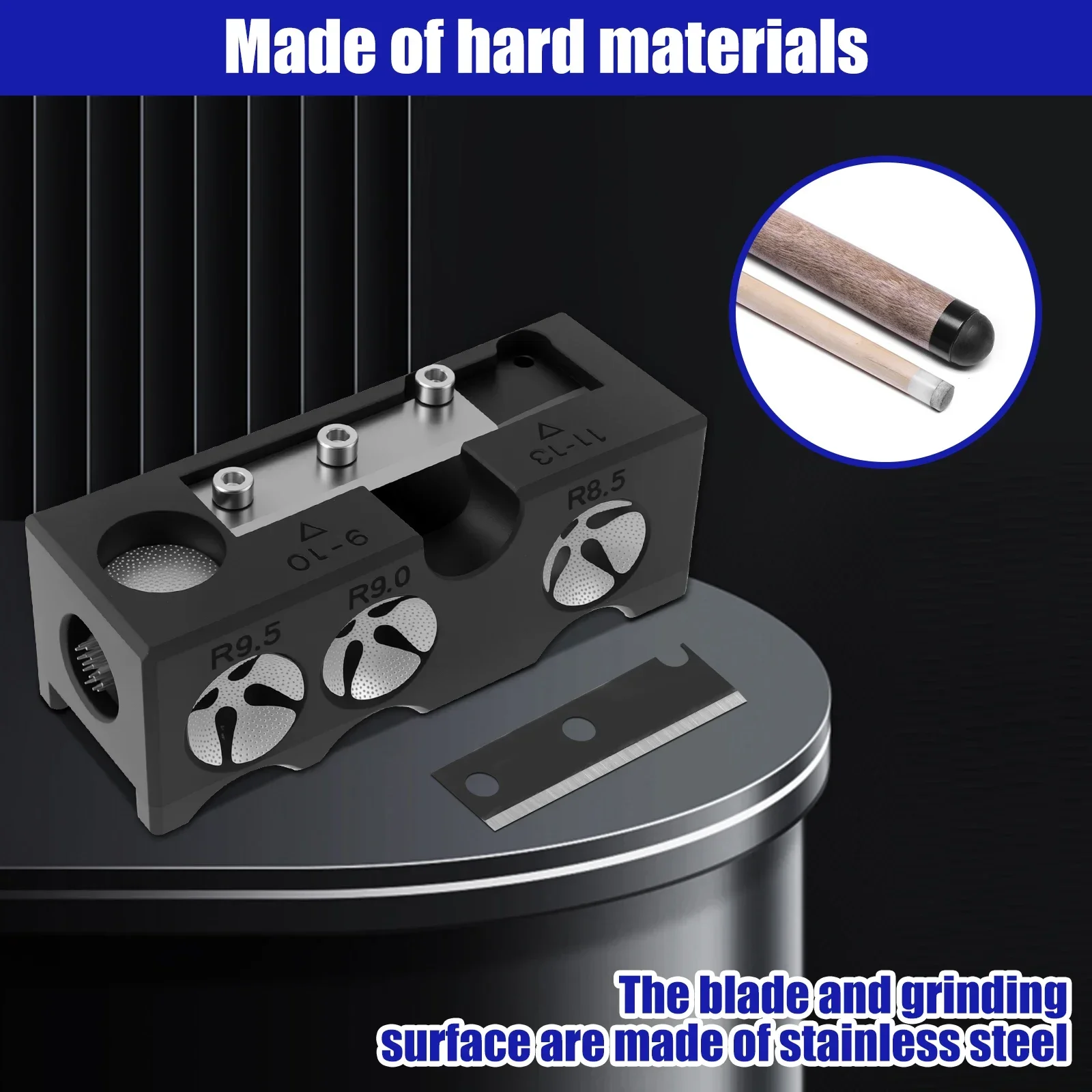 11 في 1 البلياردو جديلة رئيس المشكل متعددة الوظائف البلياردو طاحونة السنوكر تجمع جديلة تلميح قطع أداة إصلاح البلياردو الملحقات #4