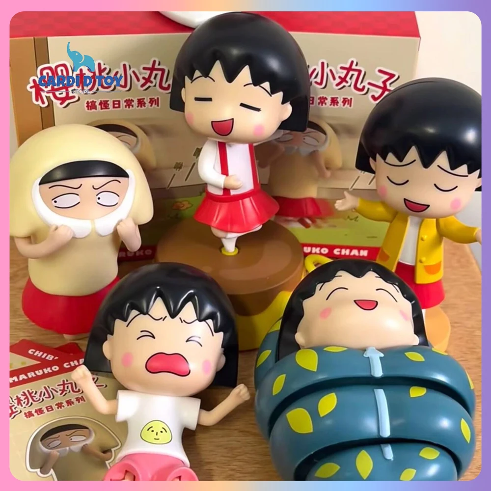 

New Genuine Chibi Maruko Chan Blind Box Chibi Maruko Chan Model Wacky Daily Life Series Mystery Box Desk Ornament Gift Toy