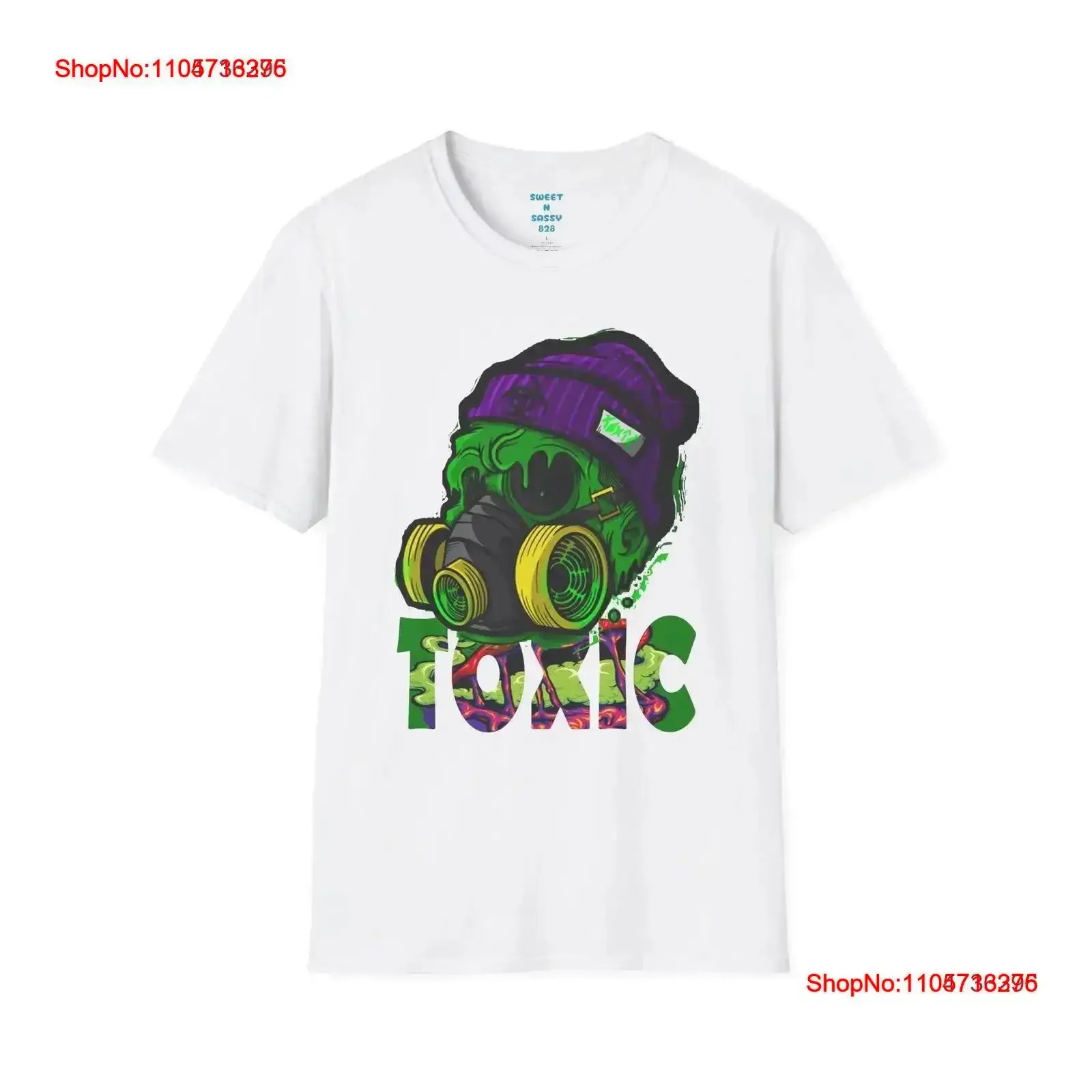 Toxic T Shirt Bold Unapologetic vintage Washed Top For Everyday Wear Stretched Casual designer clothes fashion Soft Slightly