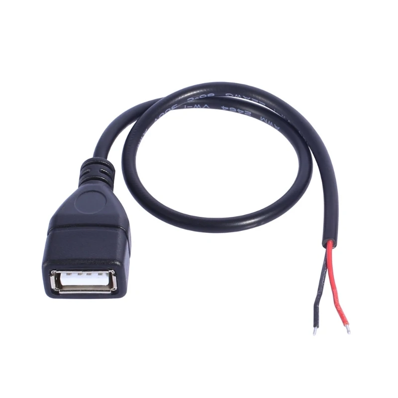 

USB мужской 2PIN проволочный кабель кабеля Black USB с 2PIN -проволочным разъемом