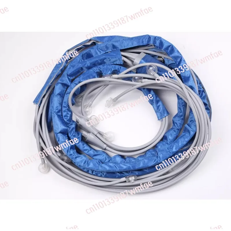 Vacuum pressotherapy machine with air wave pressure, air compression, waist and body massager