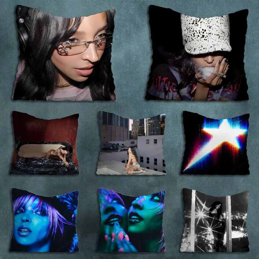 Tinashe Popstar Pillowcase for Sofa Room Office Decor Printing  Merchandise All-Match Cushion Cover
