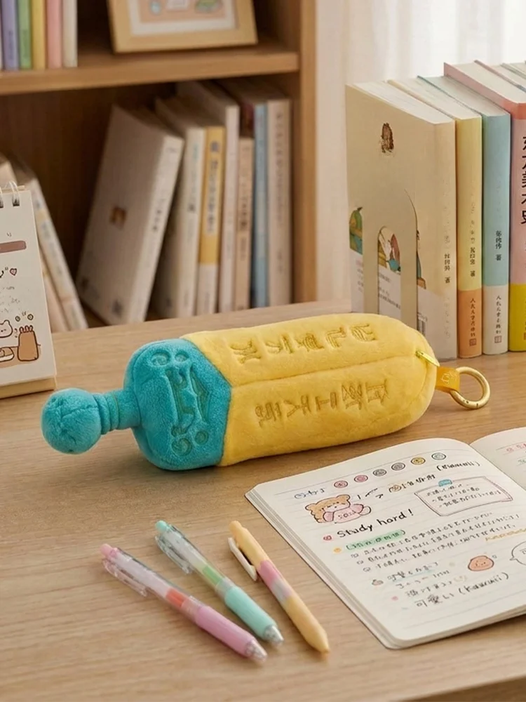 creative-national-style-plush-pen-case-museum-series-one-bag-master-simple-design-stationery-for-children-and-students