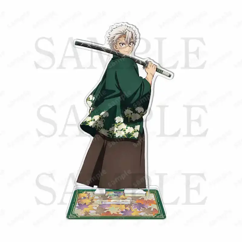 Game Iguro Obanai Shinazugawa Sanemi Uzui Tengen Acrylic Stand Doll Anime Figure Model Plate Cosplay Toy for Gift