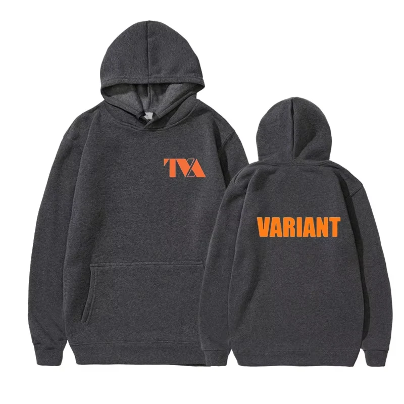 Frühlings- und Herbstmode Neue LOKI TVA Variant Letter Bedruckte Streetwear Unisex Hoodie Unix Warme Lässige Sportbekleidung – Detail 6