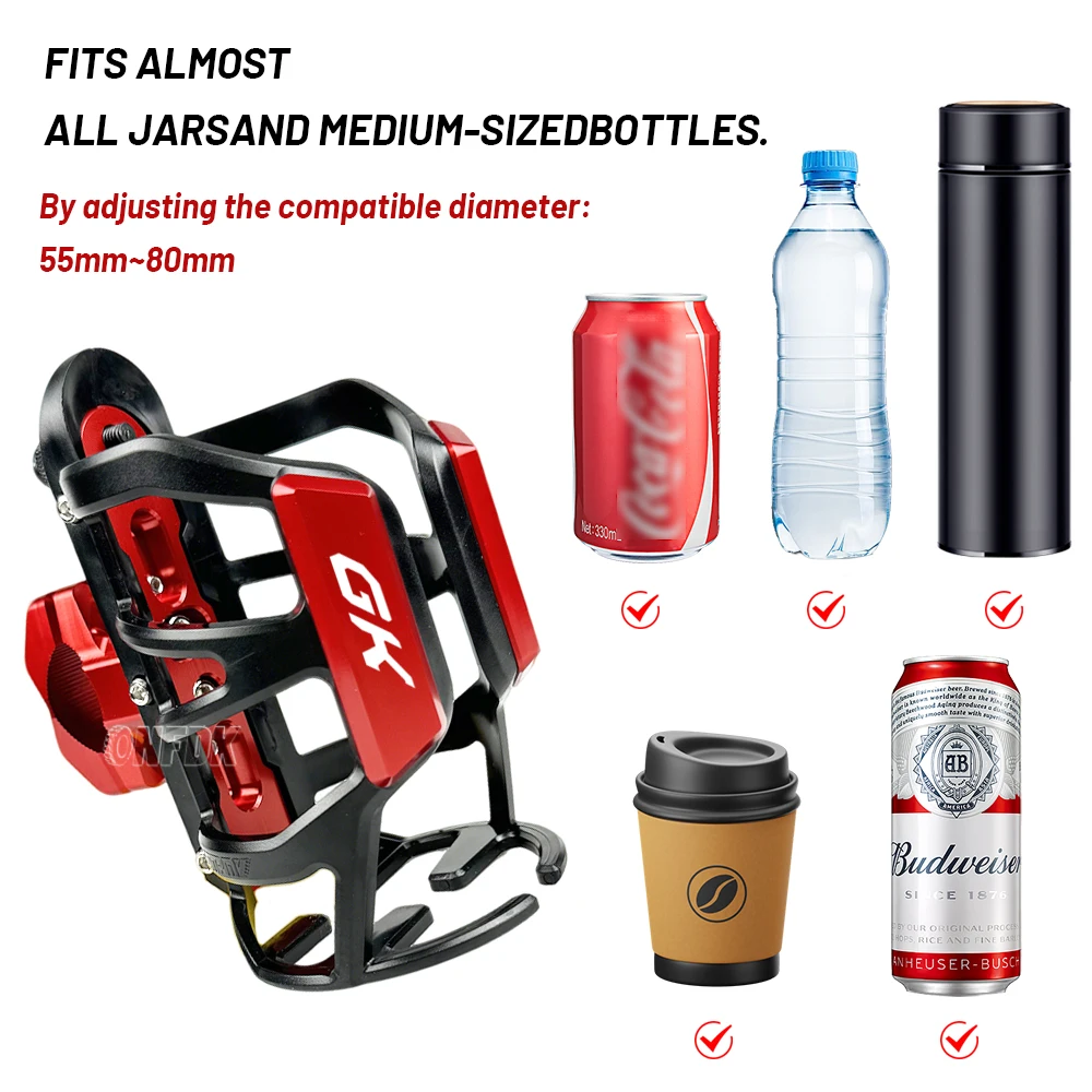 For ZONTES ZT125-GK ZT125GK ZT 125 GK ZT125-G1 ZT125G1 Motorcycle drink bottle holder cage water cup holder accessories