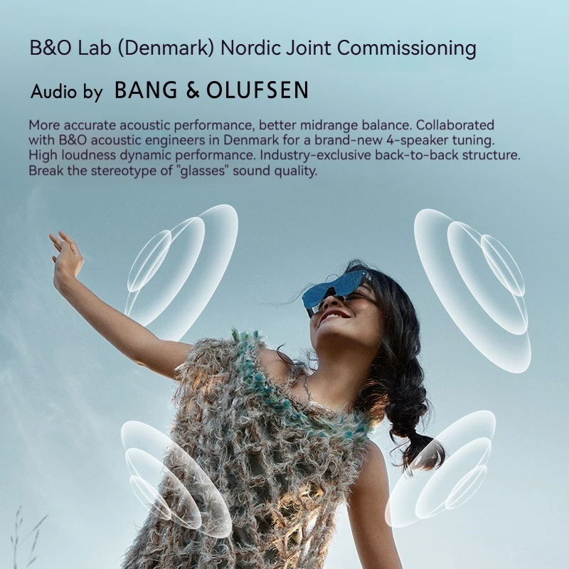 نظارات Rayneo Air 4 Pro 3G التي يتم التحكم فيها بالصوت - مقاومة للماء IPX-5، كاميرا 4K، ملاحة بدون استخدام اليدين، خفيفة الوزن، سماعة الرأس #6