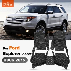 Car floor mats for Ford Explorer 2006 2007 2008 2009 2010 2011 2012 2013 2014 2015 Custom auto foot Pads automobile carpet cover