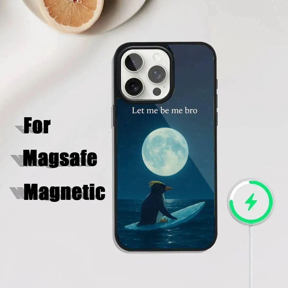 حافظة هاتف Chicken J-Joe Surf لهاتف iPhone 17,16,15,14,13,12,11,Pro,Max,Plus,Mini,SE4,E شحن لاسلكي Magsafe مغناطيسي