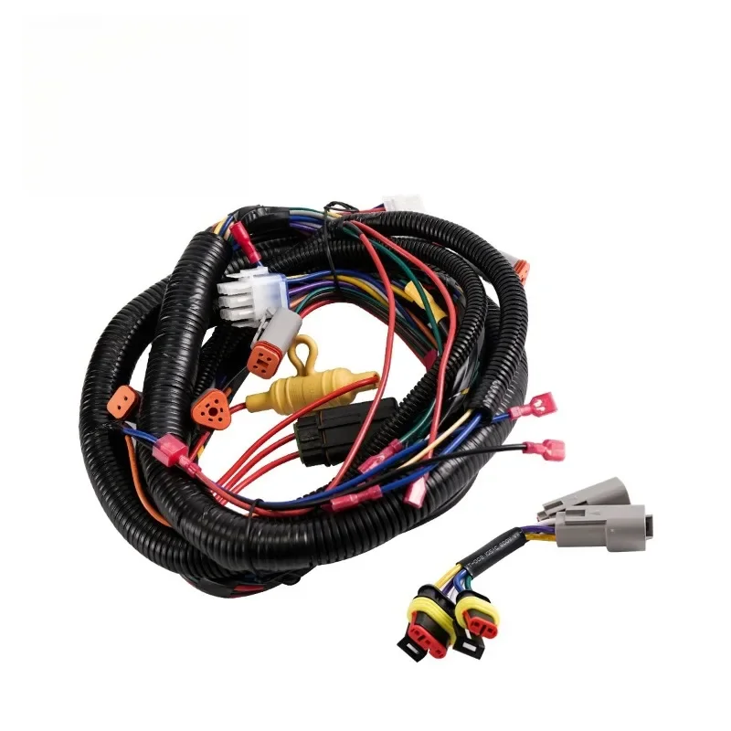 48V Golf Cart Wiring Harness, Complete Wire Assembly Compatible with 103850301, 1515-5201 Controller