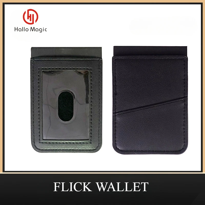 Flick Wallet Accessory by Tejinaya Magician Wallet Close Up Street Illusions Magic Tricks Porps Comedy Gimmick Mentalism