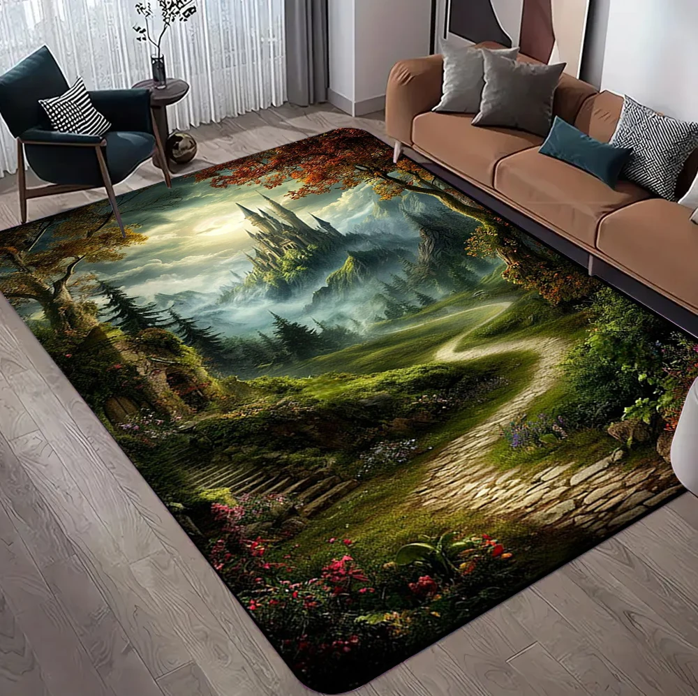 3D Optical Illusion Forest Pri - Commercial Road Printing recension och pris