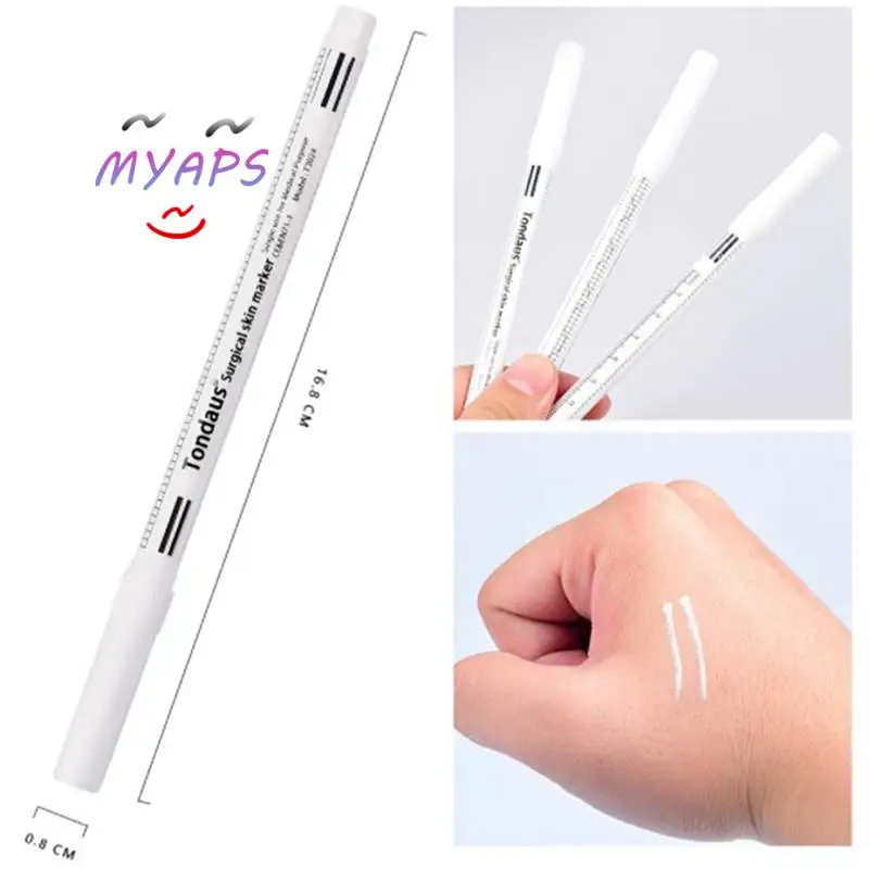 

1pc White Ink Eyebrow Marker Pen Tattoo Accessory Microblading Surgical Skin Pen