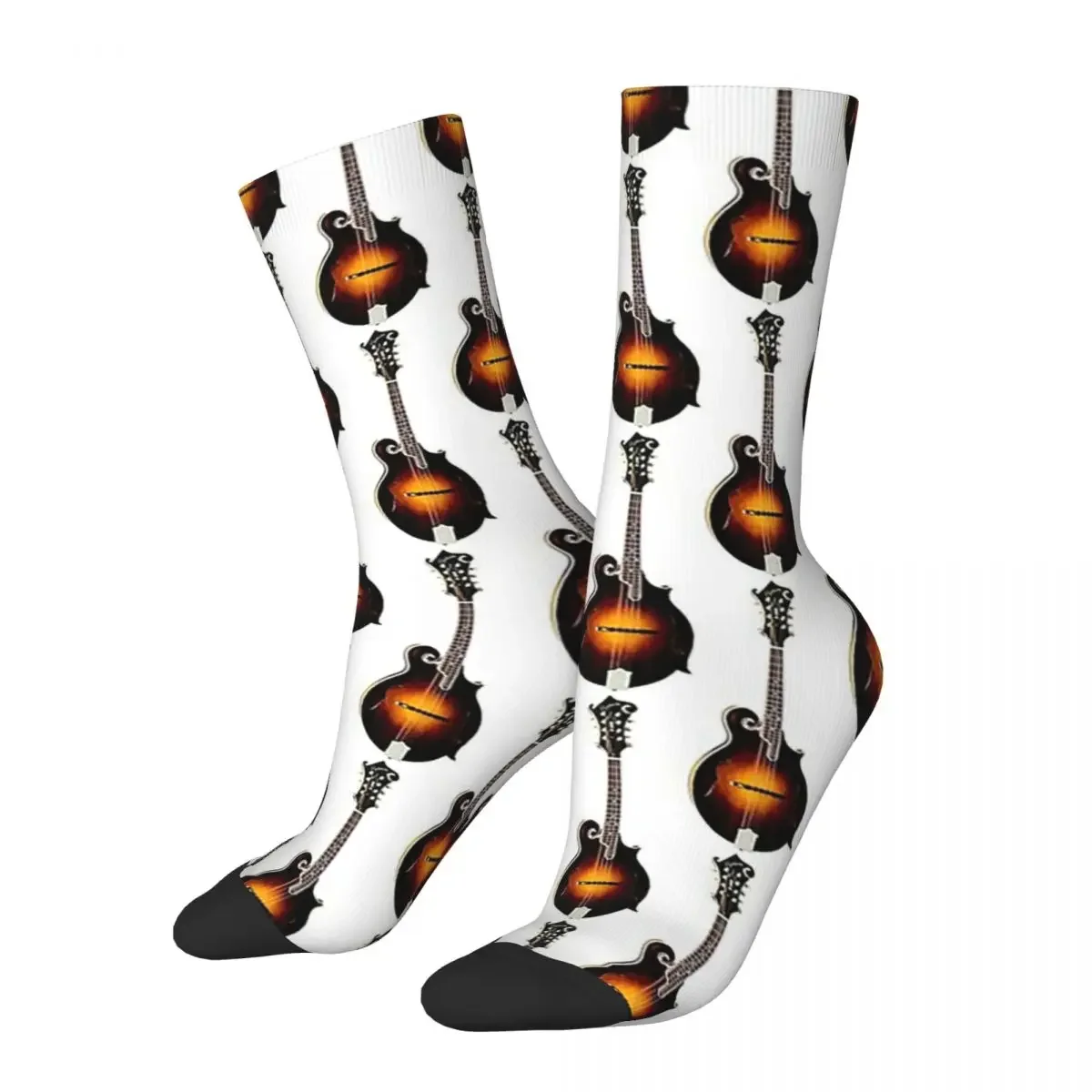 Apitius Vanguard Model Mandolin - Vertical Socks High Quality Stockings All Season Long Socks for Man's Woman's Christmas Gifts