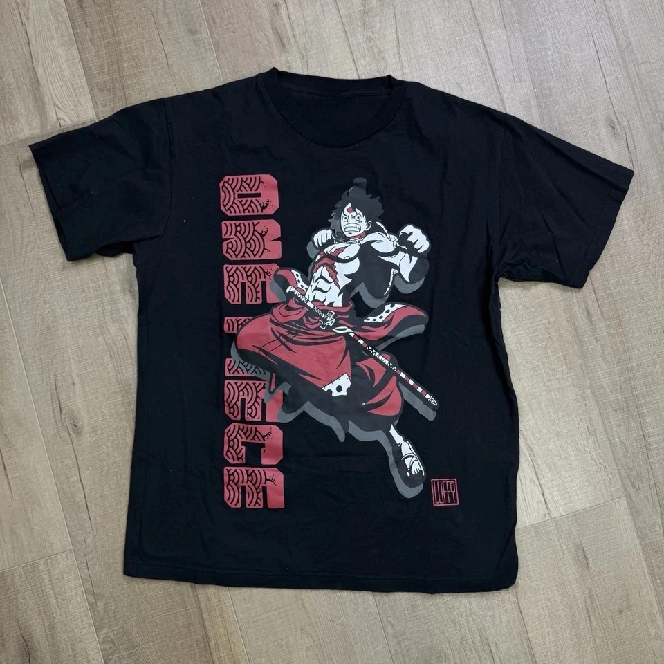 

One Piece Japanese Anime Printed Men's T-Shirt Roronoa Zoro Boy Children's Harajuku Short Sleeve Kids Luffy T-shirt Clothing