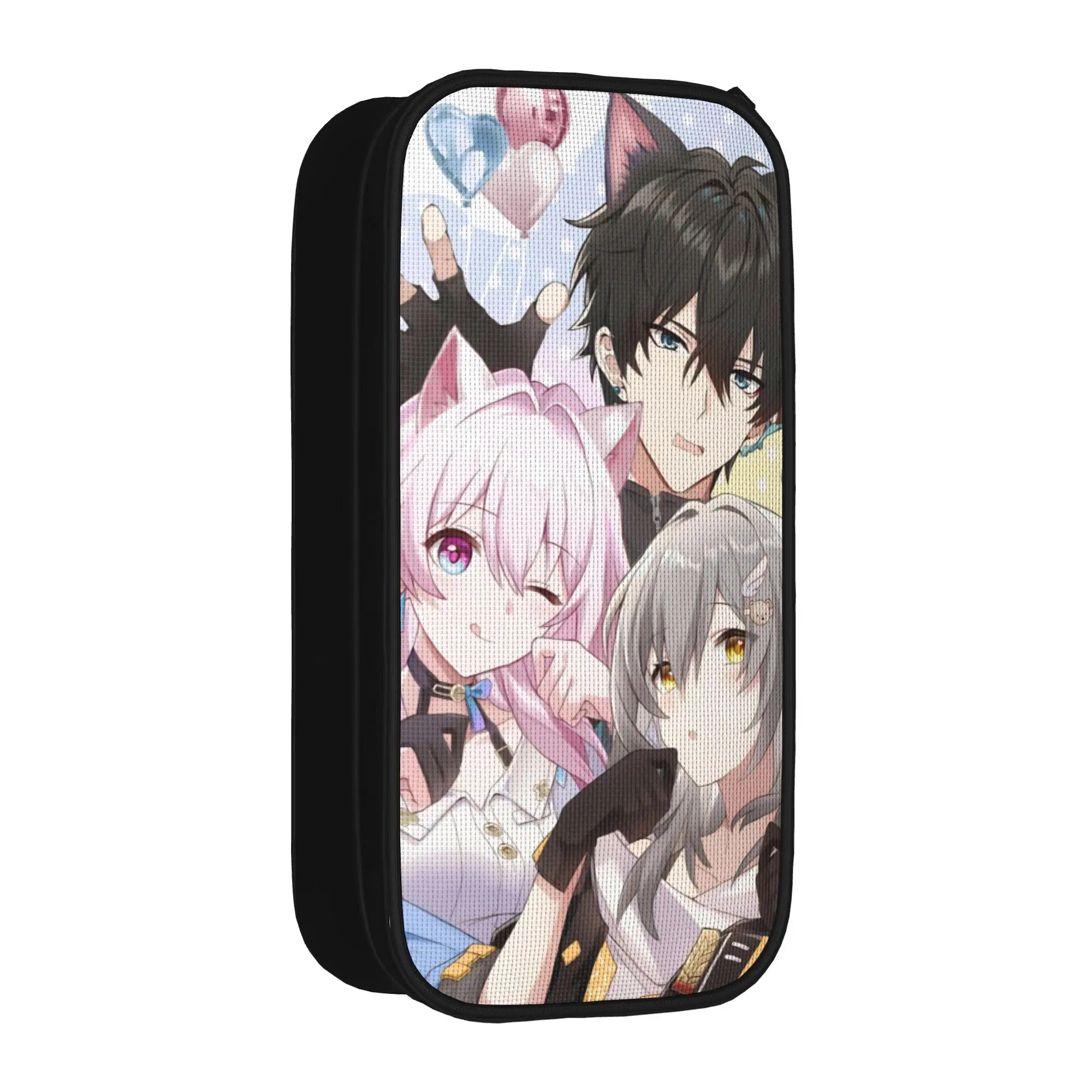 Honkai Star Rail Pencil Case New   Pen Bags Kids Large Storage Students School Cosmetic Pencilcases