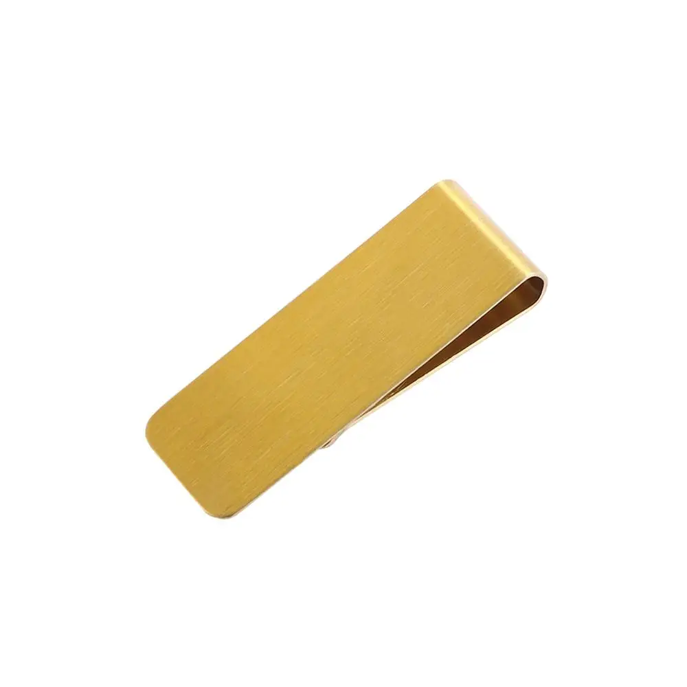 Hot Sale High Quality Stainless Steel Credit Card ID Clip Slim Pocket Banknote Holder Money Clip Wallet Men Purse Cash Clamp