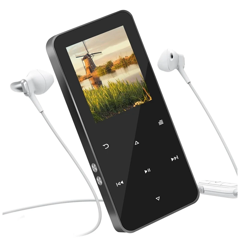 MP3 Player,With Bluetooth 5.2 Portable High Fidelity Lossless Sound Music Player With 128GB Card/Speaker/E-Book Reading Durable