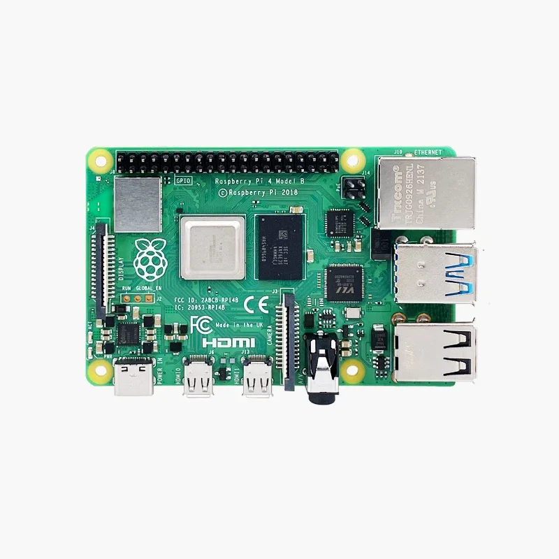 Official Raspberry Pi 4 Model B Dev Board Kit RAM 2GB 4GB 8GB Faster Than 3B+ (Case+Fan+Heatsink+Power Supply+Micro Cable)