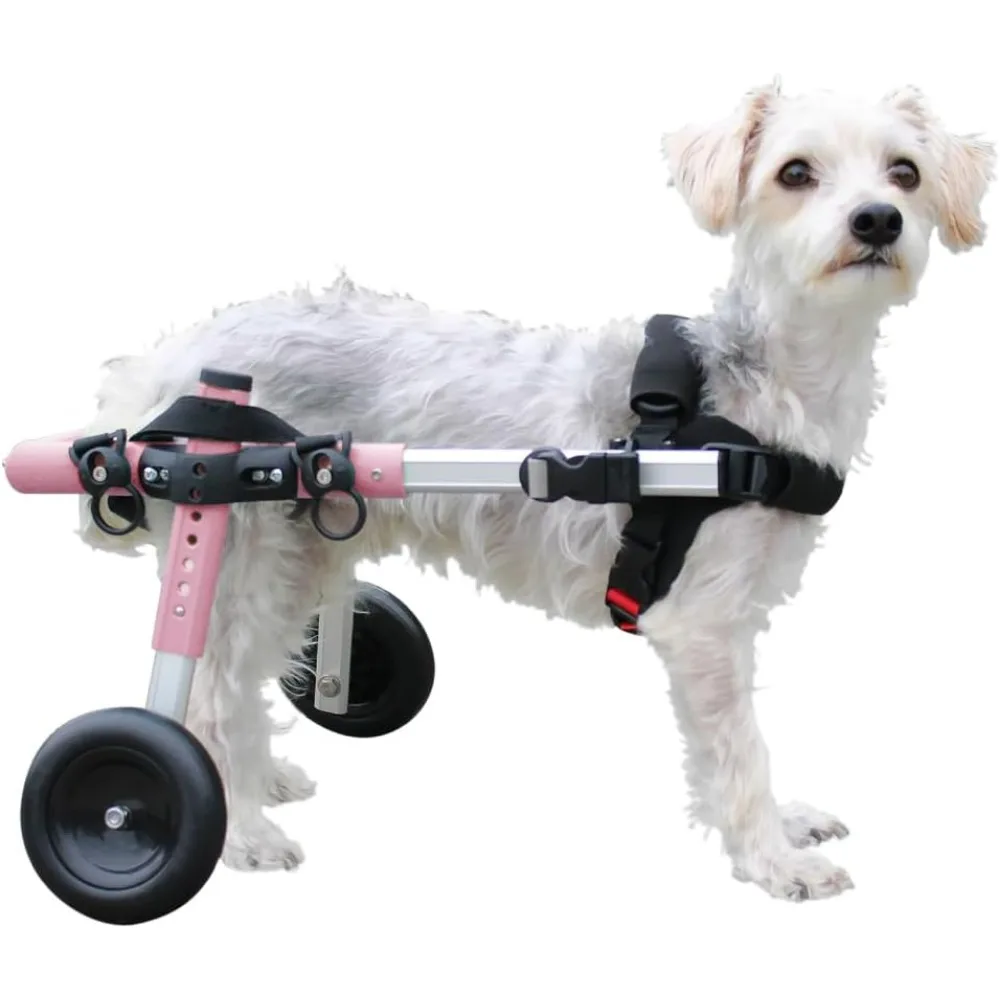 

Pet Strollers, Small Dog Wheelchair, Lightweight Dog Wheelchair for Back Legs, 11-14 lbs, for 3-6 inches Pet Strollers