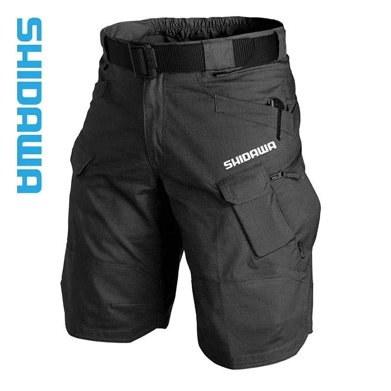 

New Summer Quick Dry Multi-pocket Fishing Shorts Men's Casual Sports Shorts Tactical Short Pants Outdoor Hunting Fishing Clothes