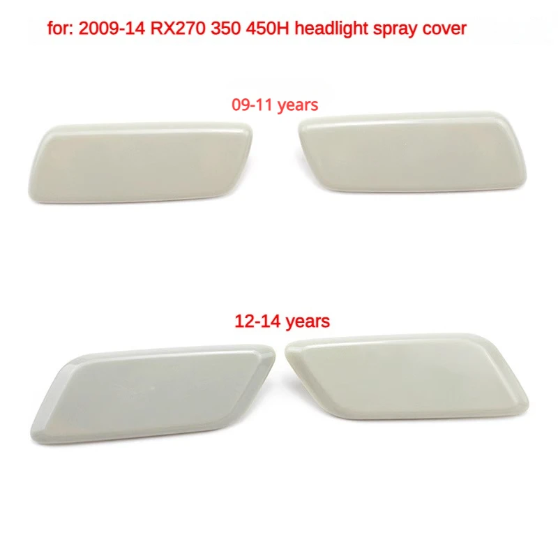 

For Lexus RX270 RX350 RX450H Front Headlight Spray Cover 1pcs