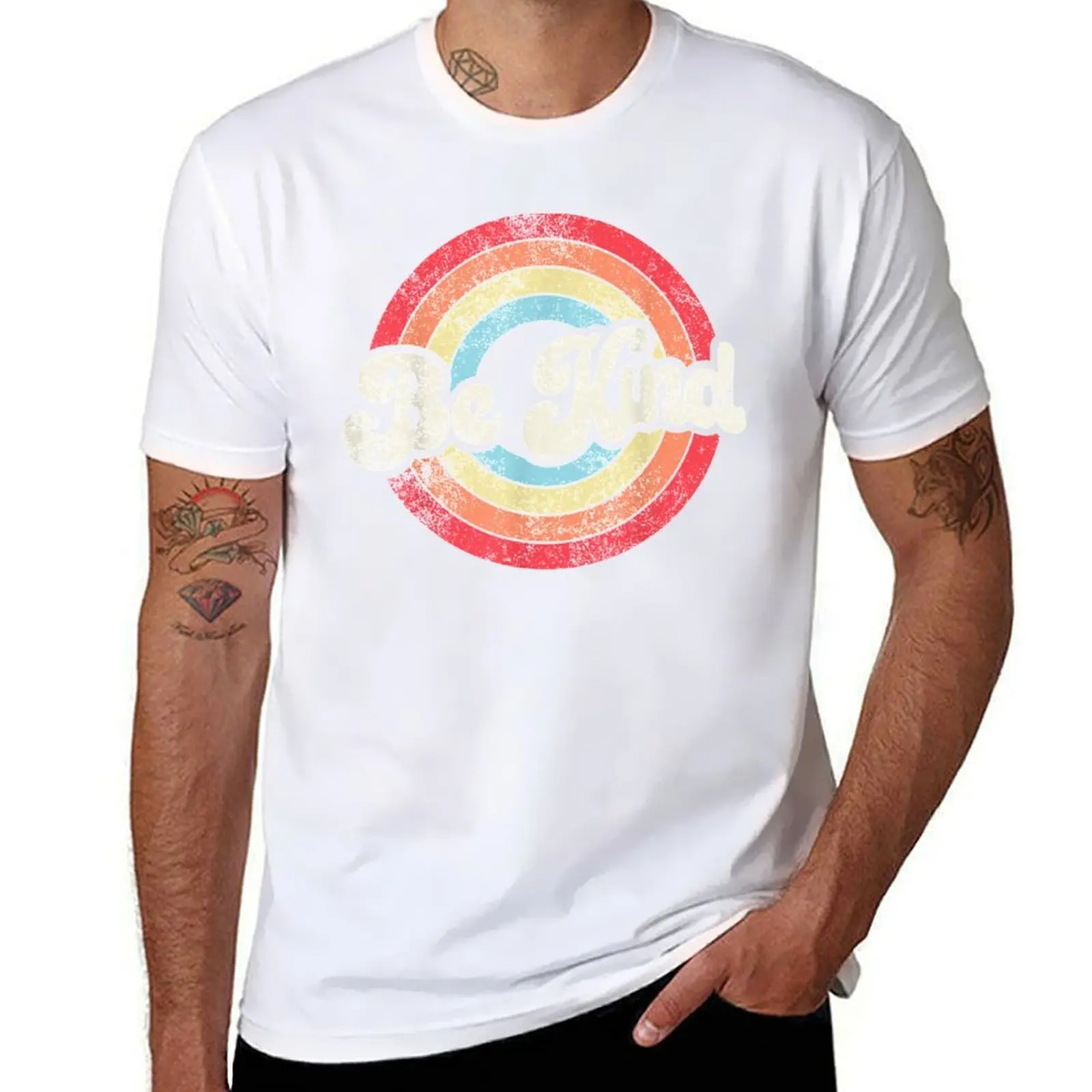 

Be Kind Anti Bullying Inspirational Kindness Retro Vintage gifts T-Shirt t shirt man luxury T-Shirt
