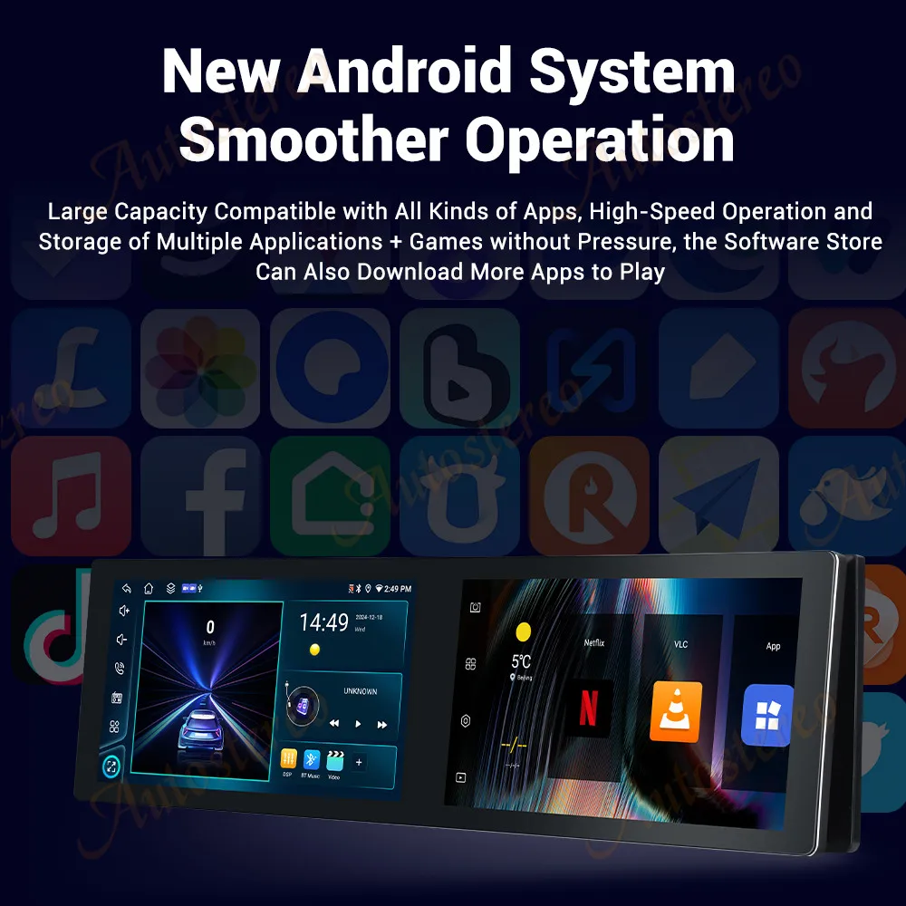 Carplay 11.5 Inch Dual Smart Screen Android 14 Car Radio For Nissan Sylphy 2016-2018 GPS Navigation Multimedia Player Radio Tape view 6