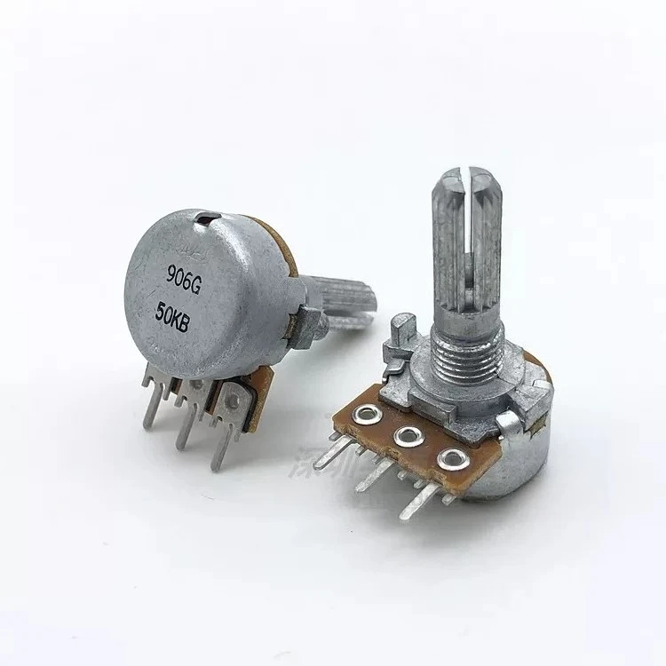 16Type Single Gang Potentiometer B10K B50K B100K 20mm Shaft for ALPS