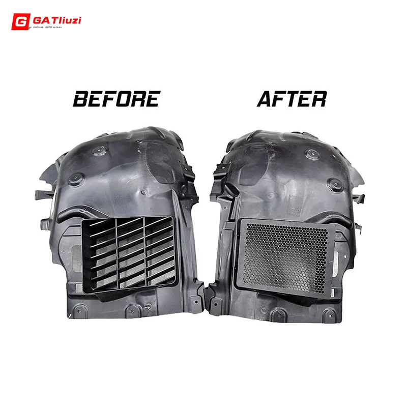 

2 Pcs Front Fender Liner Mod Aluminum Plate Racing Enhanced Clearance Parts For BMW G87 M2 G80 G81 M3 G82 G83 M4 No More Rubbing