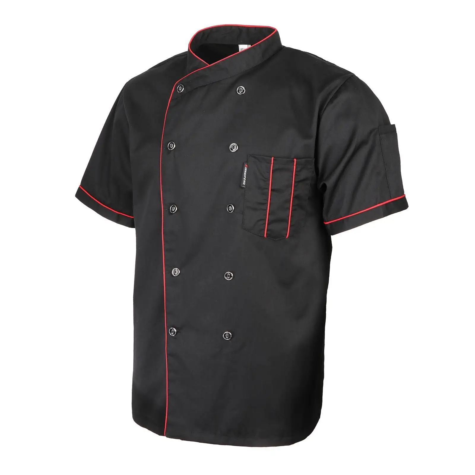 Cozinha do hotel camisa de manga curta jaqueta garçom uniforme roupas