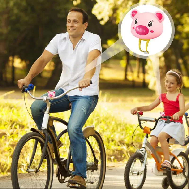 Bike Handlebar Decoration Cartoon Silicone Animal Shape Handlebar Ornaments Glowing Multifunctional Relaxing Toys Soft For